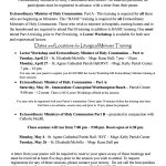 Bulletin Info Liturgical Minister Training Dates Sp 2026